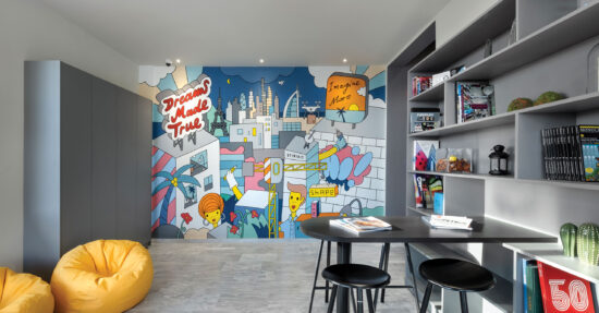 STIRIXIS Group workspace environment illustrating how brand strategy as architecture aligns every touchpoint with a single coherent identity