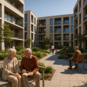 Senior living environment designed by STIRIXIS Residential as an experience-based community supporting independence wellbeing and belonging