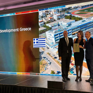 STIRIXIS Group leadership at the International Property Awards 2025 ceremony in London celebrating two distinctions and a European shortlist