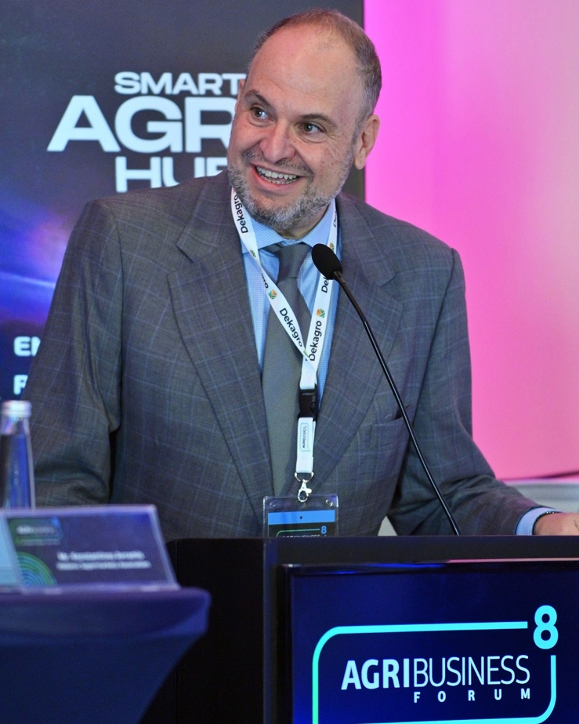 Alex Athanassoulas President and CEO of STIRIXIS Group moderating the 8th International AgriBusiness Forum in Athens 2026