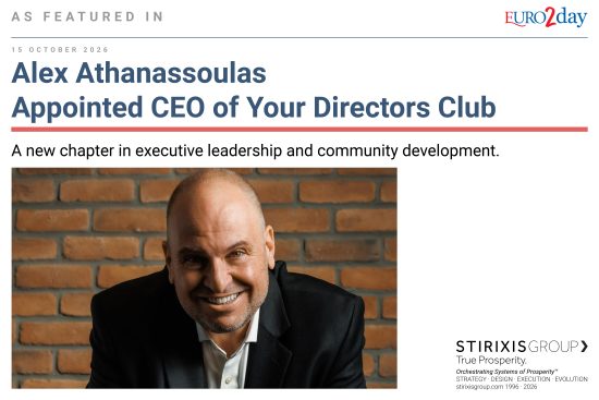 Alex Athanassoulas, President & CEO of STIRIXIS Group and CEO of Your Directors Club