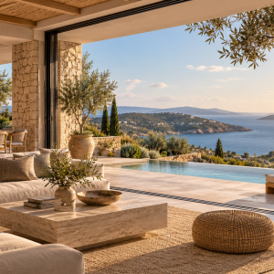 Premium Mediterranean vacation home in Greece designed for year-round living and long-term residential value.