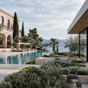 A repositioned luxury hospitality asset combining existing Mediterranean architecture with contemporary wellness facilities, landscape and new guest experiences.