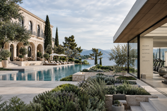 A repositioned luxury hospitality asset combining existing Mediterranean architecture with contemporary wellness facilities, landscape and new guest experiences.